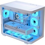 Aerocool P500C Midi Tower Blanco, Cajas de torre blanco, Midi Tower, PC, Blanco, ATX, micro ATX, Mini-ITX, SPCC, Vidrio templado, Juego