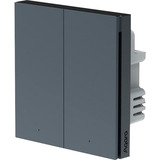 Aqara Interruptor de pared inteligente H1 - dos palancas con conductor neutro gris