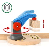 BRIO World Starterset Tren de carga con grúa A, Ferrocarril 