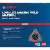 Bosch 2 608 900 053 accesorio para herramienta multifunción, Rueda de esmeril Sanding plate, 109 mm, 116 mm