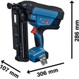 Bosch Clavadora de madera a batería GNH 18V-64-3M Professional solo, 18Volt, Nagler azul/Negro
