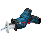 Bosch GSA 12V-14 Professional power jigsaws 3000 spm, Sierra de sable azul/Negro, Empuñadura cilíndrica, Negro, Azul, 3000 spm, 70 dB, 81 dB, 3 dB