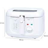 Clatronic Freidora FR 3771 blanco