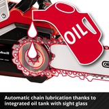 EINHELL GE-LC 36/35 li-solo Scie à chaîne à deux, 0 W, 18 V, Motosierra rojo/Negro, 0 W, 18 V