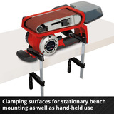 EINHELL Professional Akku-Bandschleifer TP-BS 18/457 Li BL - Solo, 18Volt, Lijadora de banda rojo/Negro