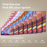 Hisense 58E7S, TV QLED negro