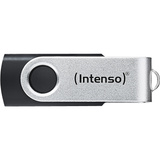 Intenso Office Line 128 GB, Lápiz USB plateado/Negro