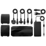 Lindy 73435 cargador de dispositivo móvil Smartphone, Tableta Negro Corriente alterna Carga rápida Interior, Estación de carga negro/Gris, Interior, Corriente alterna, 5 V, 0,9 m, Negro