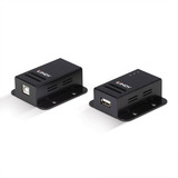Lindy Extensor USB 2.0 Cat.6 negro