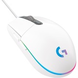 Logitech G203 Lightsync ratón USB tipo A 8000 DPI, Ratones para gaming blanco, USB tipo A, 8000 DPI, 1 ms, Blanco