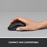 Logitech M220 Silent ratón Oficina Ambidextro RF inalámbrico Óptico 1000 DPI gris, Ambidextro, Óptico, RF inalámbrico, 1000 DPI, Carbón vegetal