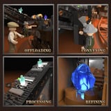 Lumibricks Fábrica de mineral Steampunk, Juegos de construcción 
