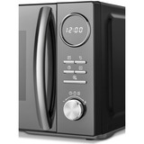 Medion MD11493, Microondas negro, Encimera, Microondas combinado, 23 L, 900 W, Pantalla incorporada, Botones, Giratorio