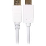 Sharkoon Cable adaptador Displayport 1.2 > HDMI 4K blanco