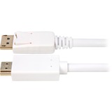 Sharkoon Cable adaptador Displayport 1.2 > HDMI 4K blanco