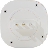 Shelly Plus Plug IT, Toma de corriente con interruptor blanco