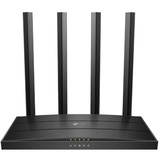 TP-Link Archer C6 router inalámbrico Ethernet rápido Doble banda (2,4 GHz / 5 GHz) Blanco negro, Wi-Fi 5 (802.11ac), Doble banda (2,4 GHz / 5 GHz), Ethernet, Blanco, Router de sobremesa