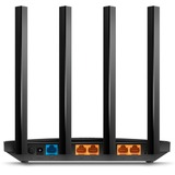 TP-Link Archer C6 router inalámbrico Ethernet rápido Doble banda (2,4 GHz / 5 GHz) Blanco negro, Wi-Fi 5 (802.11ac), Doble banda (2,4 GHz / 5 GHz), Ethernet, Blanco, Router de sobremesa