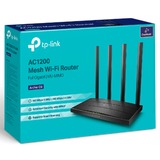 TP-Link Archer C6 router inalámbrico Ethernet rápido Doble banda (2,4 GHz / 5 GHz) Blanco negro, Wi-Fi 5 (802.11ac), Doble banda (2,4 GHz / 5 GHz), Ethernet, Blanco, Router de sobremesa