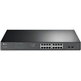 TP-Link TL-SG1218MPE Gestionado L2 Gigabit Ethernet (10/100/1000) Energía sobre Ethernet (PoE) 1U Negro, Interruptor/Conmutador Gestionado, L2, Gigabit Ethernet (10/100/1000), Energía sobre Ethernet (PoE), Montaje en rack, 1U