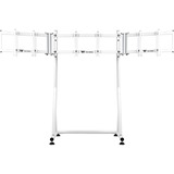 Thermaltake Soporte triple para monitores Snow, para cockpit de simulador de carreras GR500, Soporte de monitor blanco