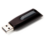 Verbatim V3 - Unidad USB 3.0 32 GB - Negro, Lápiz USB negro/Gris, 32 GB, USB tipo A, 3.2 Gen 1 (3.1 Gen 1), 80 MB/s, Deslizar, Negro, Gris