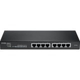 Zyxel GS1915-8 Gestionado L2 Gigabit Ethernet (10/100/1000) Negro, Interruptor/Conmutador Gestionado, L2, Gigabit Ethernet (10/100/1000), Bidireccional completo (Full duplex)