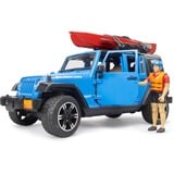 bruder Jeep Wrangler Rubicon Unlimited con kayak y figura, Automóvil de construcción 