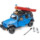 bruder Jeep Wrangler Rubicon Unlimited con kayak y figura, Automóvil de construcción 