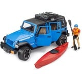 bruder Jeep Wrangler Rubicon Unlimited con kayak y figura, Automóvil de construcción 
