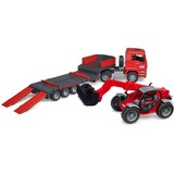 bruder MAN TGA plataforma baja con manipulador telescópico Manitou MLT 633, Automóvil de construcción 