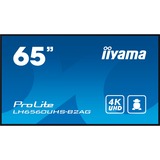 iiyama LH6560UHS-B2AG, Pantalla de gran formato negro (mate)