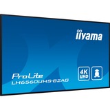 iiyama LH6560UHS-B2AG pantalla de señalización Pizarra de caballete digital 163,8 cm (64.5") LED Wifi 500 cd / m² 4K Ultra HD Negro Procesador incorporado Android 11 24/7, Pantalla de gran formato negro (mate), Pizarra de caballete digital, 163,8 cm (64.5"), LED, 3840 x 2160 Pixeles, Wifi, 24/7