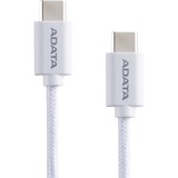 ADATA CACC-100PN-WH cable USB USB 2.0 1 m USB C Blanco blanco, 1 m, USB C, USB C, USB 2.0, Blanco