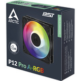 ARCTIC Freezer P12 Pro A-RGB Carcasa del ordenador Ventilador 12 cm Negro, Blanco 1 pieza(s) negro, Ventilador, 12 cm, 131 m³/h, Negro, Blanco