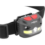 Ansmann Linterna frontal HD250RS, Luz de LED negro