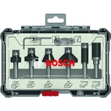 Bosch 2 607 017 469 fresadora Carburo, Madera, 3,5 cm, 2,5 cm, Negro, Acero inoxidable