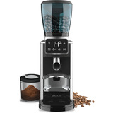 Cecotec SteelMill Touch, Molinillo de café acero fino/Negro