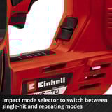 EINHELL Grapadora inalámbrica profesional FIXETTO 18/38 S, 18Volt, Engrapadora eléctrica rojo/Negro