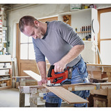 EINHELL Sierra de calar a batería Power X-Change TC-JS 18 Li-Solo, 18Volt rojo/Negro