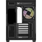 FSP M580-BA bk, Cajas de torre negro, Midi Tower, PC, Negro, ATX, micro ATX, Mini-ITX, Vidrio, SPCC, Juego