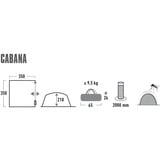 High Peak Pabellón Cabana gris/cal