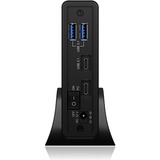 ICY BOX IB-382H-C31 Carcasa de disco duro/SSD Negro 2.5/3.5", Caja de unidades negro, Carcasa de disco duro/SSD, 2.5/3.5", SATA, Serial ATA II, Serial ATA III, 10 Gbit/s, Hot-swap, Negro