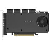 Icy Dock MB204MP-1B, Tarjeta de interfaz negro