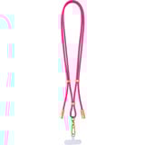 Intenso Cell Phone Charging Lanyard 7991004, Cable rosa neón