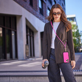 Intenso Cordón para teléfono móvil y cable de carga/datos rosa neón