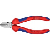 KNIPEX 70 02 140 Alicates de corte diagonal alicate rojo/Azul, Alicates de corte diagonal, Acero cromo vanadio, De plástico, Azul/Rojo, 14 cm, 150 g