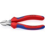 KNIPEX 70 02 140 Alicates de corte diagonal alicate rojo/Azul, Alicates de corte diagonal, Acero cromo vanadio, De plástico, Azul/Rojo, 14 cm, 150 g