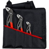 KNIPEX Juego de pinzas Cobra, 3 piezas, Set de pinzas rojo