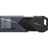 Kingston DataTraveler Exodia Onyx 64 GB, Lápiz USB negro/Negro